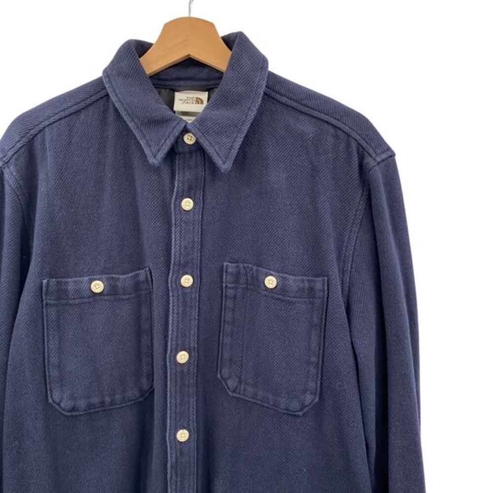 The North Face Navy Blue Button Down Shacket